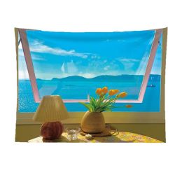 False Window Window Scenery Background Cloth