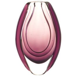 Accent Plus Light Purple Orchid Art Glass Vase