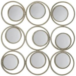 Accent Plus Modern Circles Wall Mirror Decor