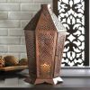 Accent Plus Exotic Hexagonal Candle Lantern - 13 inches