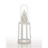 Gallery of Light Metal Lighthouse Candle Lantern - White