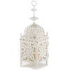 Accent Plus Iron Cutout Candle Lantern - 11.5 inches