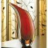 Accent Plus Dramatic Freeform Sunset Art Glass Vase