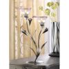 Accent Plus Two-Blossom Calla Lily Candle Holder