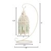 Accent Plus Lacy Cutout Hanging Candle Lantern