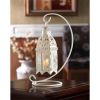 Accent Plus Lacy Cutout Hanging Candle Lantern