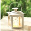 Accent Plus Vine Pattern Square Garden Lantern - 5 inches