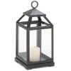 Accent Plus Iron Classic Candle Lantern - 12 inches