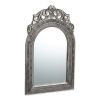 Accent Plus Wood Antique-Look Arch-Top Wall Mirror - Silver