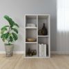 Book Cabinet/Sideboard White 17.7"x9.8"x31.5" Chipboard