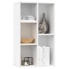 Book Cabinet/Sideboard White 17.7"x9.8"x31.5" Chipboard