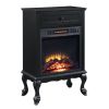 Eirene Fireplace in Black Finish AC00854