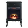 Eirene Fireplace in Black Finish AC00854