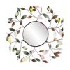 Millara Decorative Metallic Leaf Wall Mirror