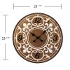 Aprille Round Wall Clock