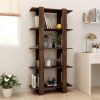 Book Cabinet/Room Divider Brown Oak 31.5"x11.8"x63" Chipboard