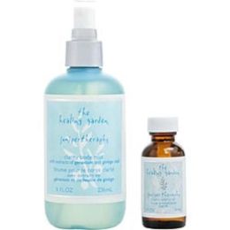 Healing Garden Variety By Coty 2 Piece Set Juniper Clarity Body Mist 8 Oz & Clarity Aroma 1 Oz For Women