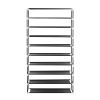 10 Tiers Shoe Rack with Dustproof Cover Closet Shoe Storage Cabinet Organizer RT