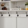 Coat Rack with Storage Shoe Cabinet