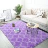 Indoor Rectangle Geometric Contemporary Area Rugs For Living Room Bedroom Plush Carpet; 5'x8'